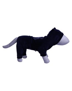 Велюровый комбинезон для собак Bear тёмно синий XS Lion