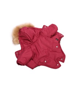 Зимняя куртка для собак парка красная XS Lion