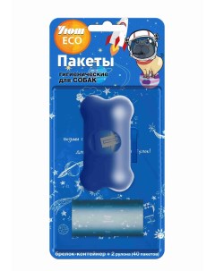 ECO пакеты для выгула 40 пакетов контейнер 90 г Уют