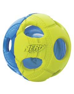 Мяч светящийся 6 см синий зеленый 104 г Nerf