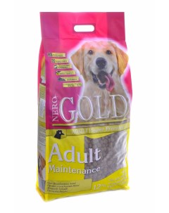 Корм для взрослых собак Контроль веса 12 кг Nero gold super premium