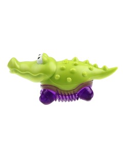 Крокодильчик игрушка с пищалкой 10 см 65 г Gigwi