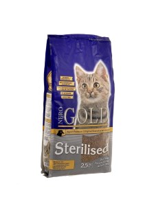 Корм для профилактики мочекаменной болезни у стерилизованных кошек 800 г Nero gold super premium