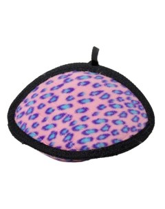 Супер прочная игрушка для собак Торпеда розовый леопард прочность 8 10 24 13 см Tuffy