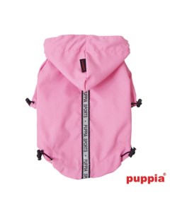 Базовый плащ со светоотражающими лентами розовый 4L Puppia