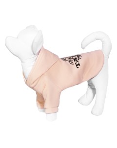 Толстовка с капюшоном для собаки розовая L Yami-yami одежда
