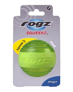 Мяч с пищалкой Squeekz лайм O 6 4 см Rogz