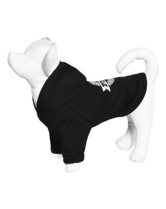 Толстовка с капюшоном для собаки чёрная 120 г Yami-yami одежда
