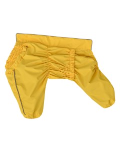 Дождевик для собак желтый на гладкой подкладке французский бульдог 90 г Yami-yami одежда