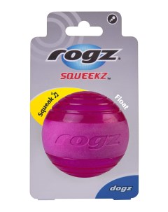 Мяч с пищалкой Squeekz розовый 59 г Rogz