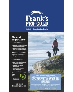 Корм для взрослых собак с лососем и сельдью 3 кг Frank's progold