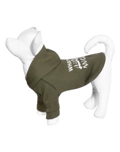 Толстовка с капюшоном для собаки хаки S Yami-yami одежда