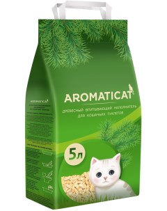 Древесный впитывающий наполнитель 6 кг Aromaticat