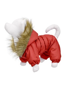 Зимний комбинезон для собак с подкладкой Сальвия красный M Tappi одежда
