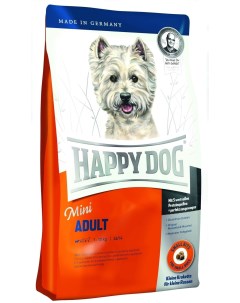 Корм для взрослых собак малых пород до 10 кг 1 кг Happy dog