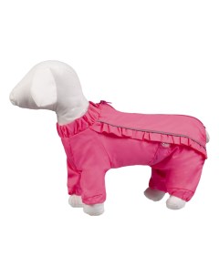 Дождевик для собак малых пород розовый на девочку XL 4 Yami-yami одежда