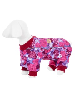 Комбинезон для собак малых пород на флисе с рисунком цветы 100 г Yami-yami одежда