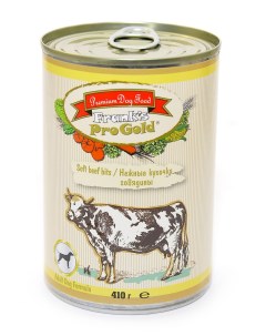 Консервы для собак Нежные кусочки говядины 415 г Frank's progold консервы