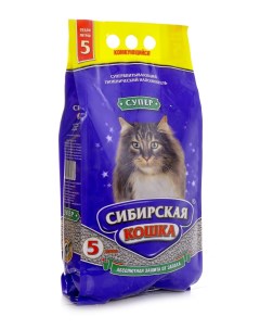 Комкующийся наполнитель Супер 20 кг Сибирская кошка