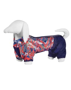 Дождевик для собаки с рисунком Абстракция для породы такса 1 Yami-yami одежда