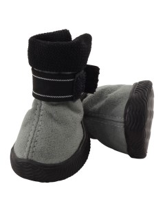 Ботинки для собак серые с чёрным 80 г Triol (одежда)