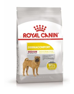 Корм корм для собак средних пород с чувствительной кожей 10 кг Royal canin