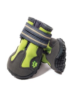 Ботинки для собак зеленые с серым S Triol (одежда)