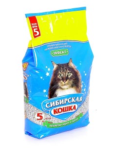 Впитывающий наполнитель Эффект 5л 2 7 кг Сибирская кошка