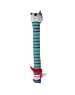 Кот хрустящая игрушка с пищалкой 28 4 см 99 г Gigwi