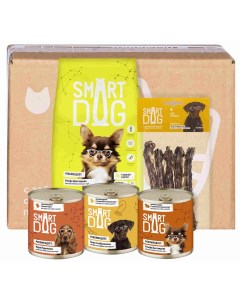 Корм smart Box Рацион из птицы для умных собак 1 5 кг Smart dog