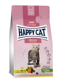 Сухой корм для Котят Домашняя птица Юниор 1 3 кг Happy cat