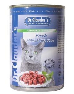 Консервы для кошек c лососем 415 г Dr.clauder’s