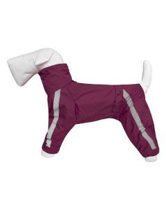 Дождевик для собак Басенджи без подкладки с воротником капюшоном мальчик Винный L Tappi одежда