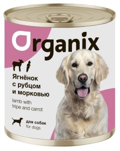 Для собак Ягненок с рубцом и морковью 100 г Organix (консервы)