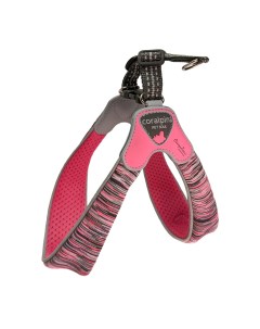 Мягкая шлейка POWERMIX розовый меланж обхват груди 20 30 см 0 8 3 кг Harness Powermix pink MELANGE S Cortina