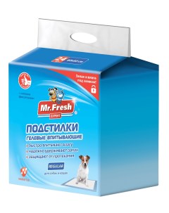 Подстилка пеленка для кошек и собак Expert Regular впитывающая 24 шт 60 60 см Mr. fresh