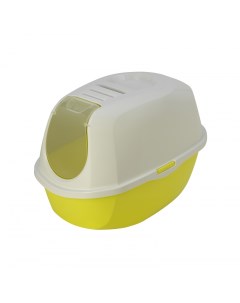 Туалет домик SmartCat с угольным фильтром 54х40х41см лимонно желтый 1 2 кг Moderna
