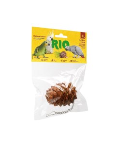 Лакомство игрушка кедровая шишка для крупных и средних попугаев 50 г Rio