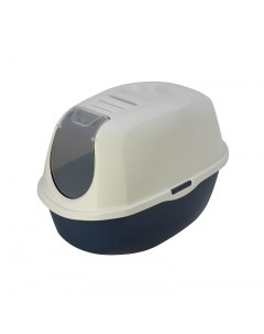 Туалет домик SmartCat с угольным фильтром 54х40х41см черничный 1 2 кг Moderna