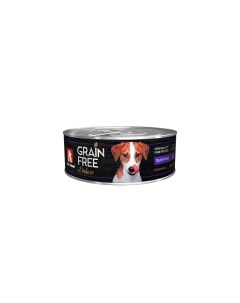 Консервы для собак GRAIN FREE со вкусом телятины 350 г Зоогурман