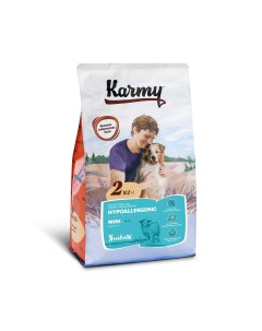 Корм сухой корм для собак мелких пород гипоаллергенный с ягненком 2 кг Karmy