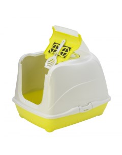 Туалет домик Jumbo с угольным фильтром 57х44х41см лимонно желтый 1 7 кг Moderna