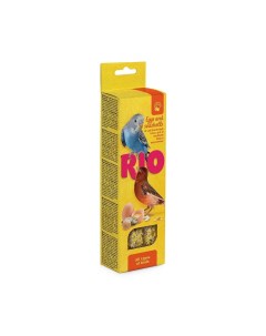 Палочки для всех видов птиц с яйцом и ракушечником 2х40 г 80 г Rio