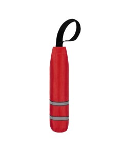 Игрушка для собак тягалка апорт бутылка красный со светоотражающей полоской 73 г Tappi