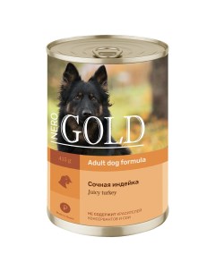 Консервы для собак Сочная индейка 415 г Nero gold консервы