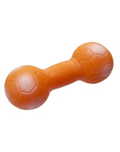 Игрушка для собак Гантель футболиста малая оранжевая 14 см Yami yami игрушки