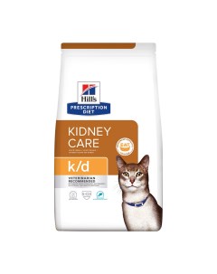 K d Kidney Care сухой диетический для кошек при профилактике заболеваний почек с тунцом 1 5 кг Hill's prescription diet