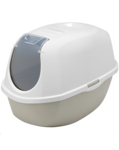 Туалет домик Recycled SmartCat с угольным фильтром 54х40х41 см теплый серый 1 2 кг Moderna