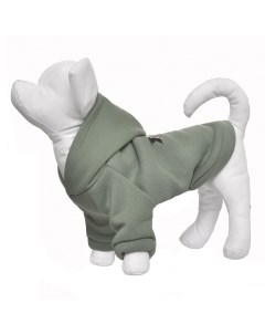 Толстовка для собаки с капюшоном зелёная 80 г Yami-yami одежда