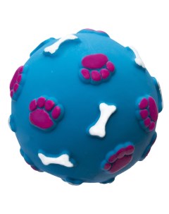 Игрушка для собак Мяч с лапками голубой 70 г Yami yami игрушки